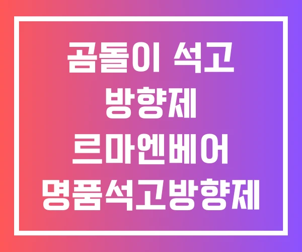 곰돌이 석고 방향제 르마엔베어 명품석고방향제 곰돌이 석고 방향제 르마엔베어 명품석고방향제