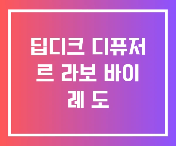 딥디크 디퓨저 르 라보 바이 레 도