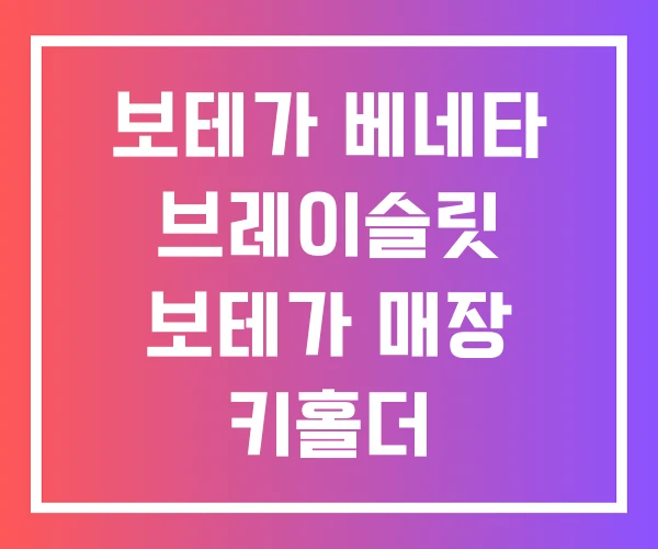 보테가 베네타 브레이슬릿 보테가 매장 키홀더