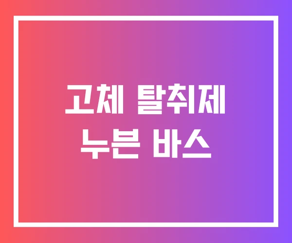 고체 탈취제 누븐 바스