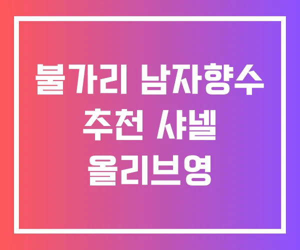 불가리 남자향수 추천 샤넬 올리브영 불가리 남자향수 추천 샤넬 올리브영